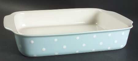 Baking Days Blue 15" Rectangular Baker