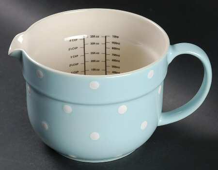 Baking Days Blue 32 Oz Measuring Jug