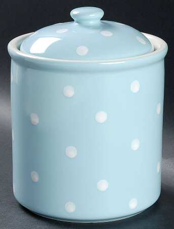 Baking Days Blue 6" Storage Jar & Lid