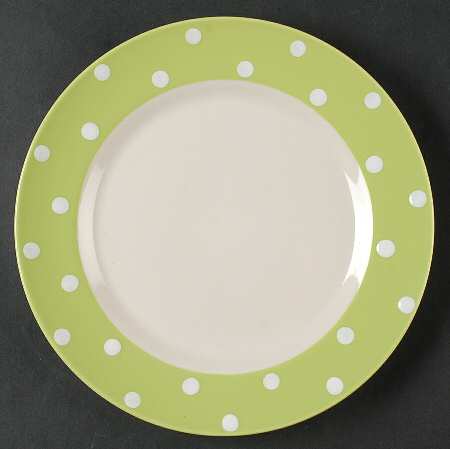 Baking Days Green Luncheon Plate