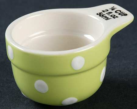Baking Days Green 1/4 Cup Measuring Cup