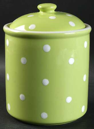 Baking Days Green 6" Storage Jar & Lid