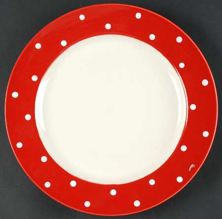 Baking Days Red 12" Chop Plate (Round Platter)