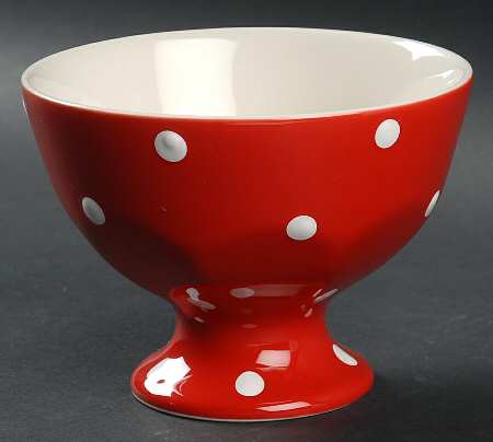 Baking Days Red Footed Dessert Bowl