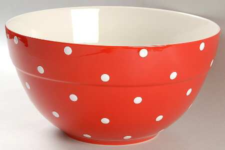 Baking Days Red 10" Mixing Bowl