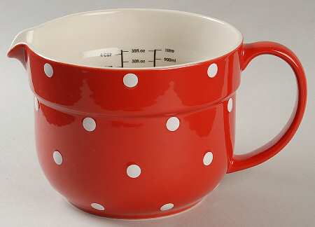 Baking Days Red 32 Oz Measuring Jug