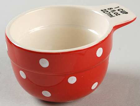 Baking Days Red 1 Cup Measuring Cup