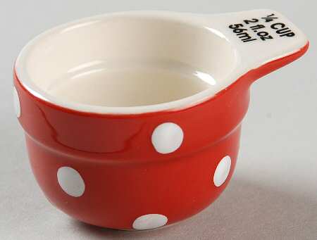 Baking Days Red 1/4 Cup Measuring Cup