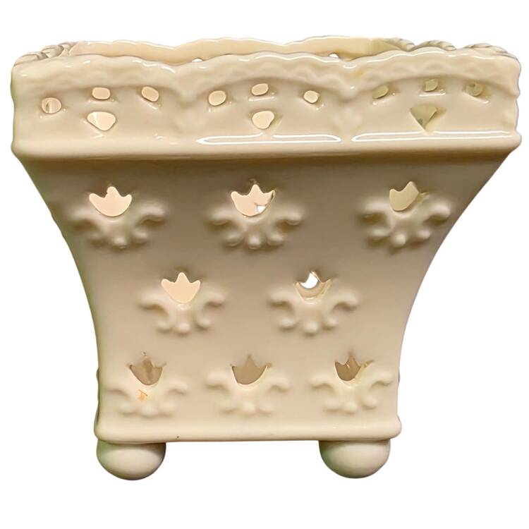 Cream Lace 3" Tea Light Candleholder