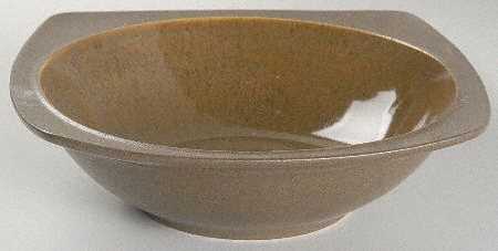 Plaza Brown 10" Square Vegetable Bowl
