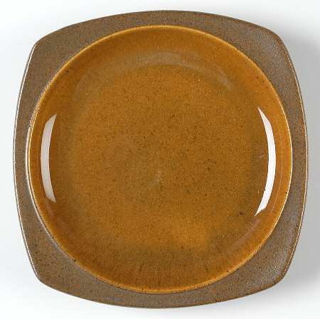 Plaza Brown Salad/Dessert Plate