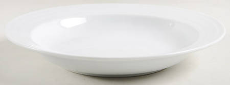 Roulette Professional White Large Rim Soup Bowl