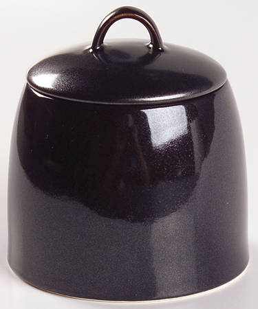 Simplicity Obsidian (Black) Sugar Bowl & Lid
