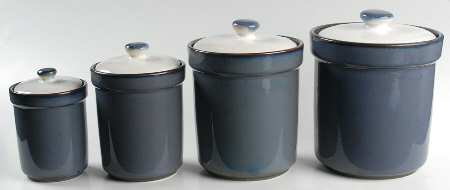 Visions Eggplant (4 Piece) Canister Set (Box Set)