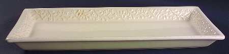 Chelsea Ivory 18" Rectangular Serving Platter