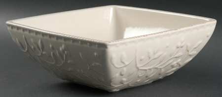 Chelsea Ivory 8" Square Vegetable Bowl