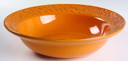 Chelsea Cantaloupe 12" Large Salad Serving Bowl