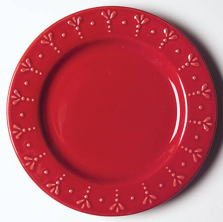 Now and Then Poppy Salad Plate