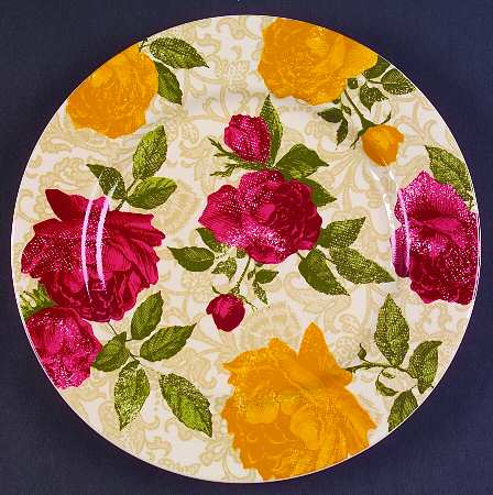 Now and Then Decal Salad Plate