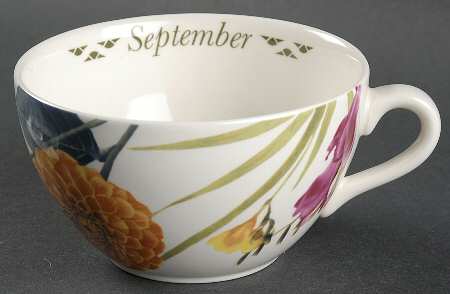 Flowers of the Month Flat Cup