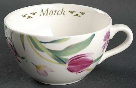 Flowers of the Month Flat Cup