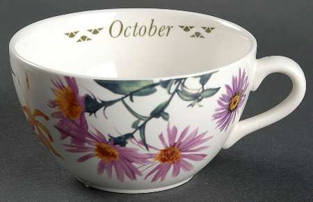 Flowers of the Month Flat Cup