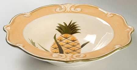 Pineapple Rim Soup Bowl