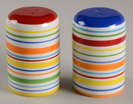 Summer Stripe Salt & Pepper Set