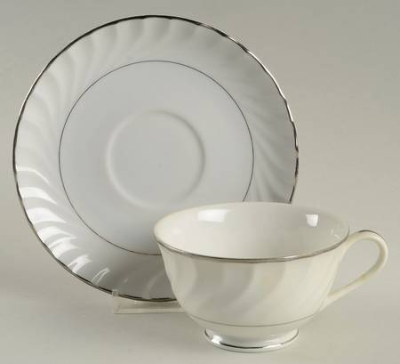 Princess Footed Cup & Saucer Set