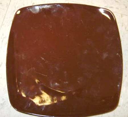 Coco Square Salad Plate