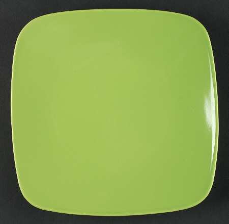Pistachio Square Salad Plate