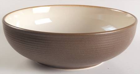 Carousel Brown 10" Round Vegetable Bowl