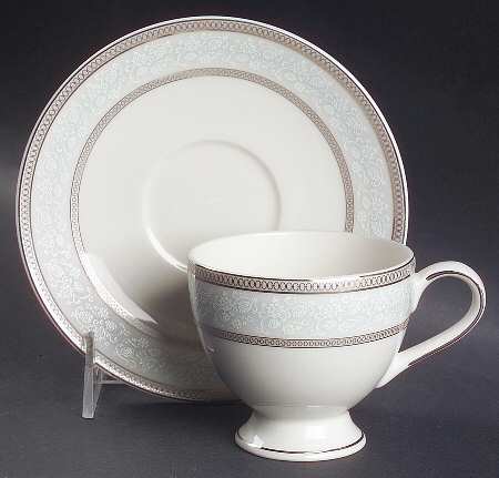 Carnival Footed Cup & Saucer Set