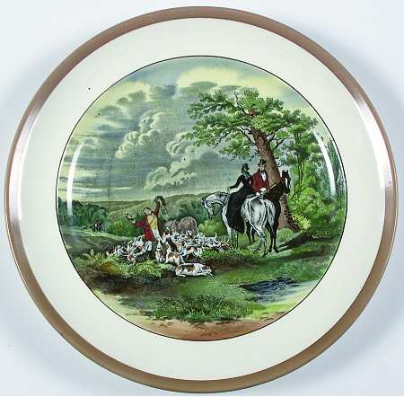 Herring Hunt Luncheon Plate