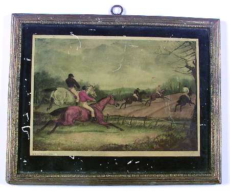 Herring Hunt 9" X 11" Picture aka Framed Art