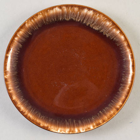 Casual Brown Salad Plate