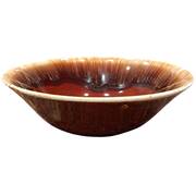 Casual Brown 8" Round Vegetable Bowl