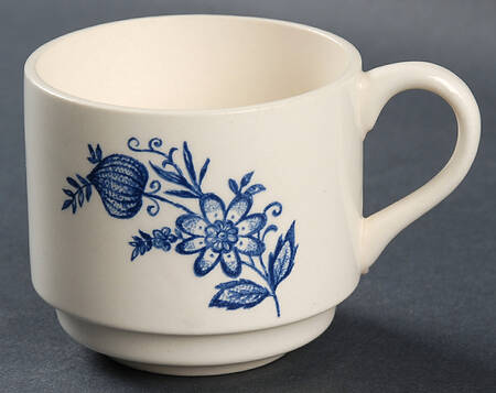Blue Onion Flat Cup