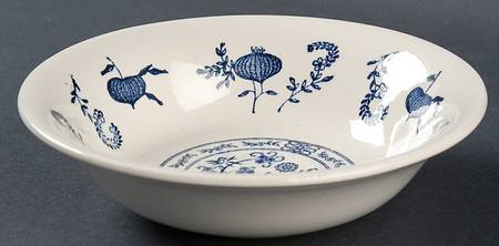 Blue Onion Coupe Cereal Bowl