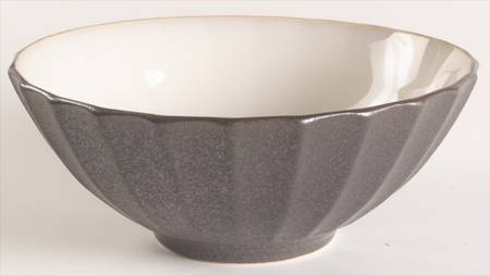 Contrast Charcoal Soup/Cereal Bowl