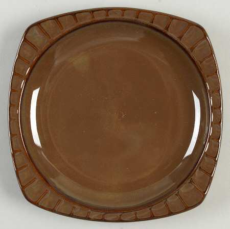 Society Brown Salad Plate