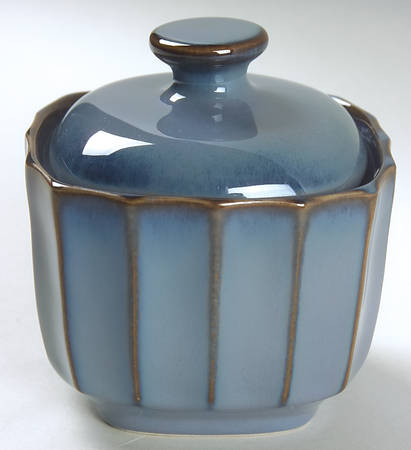 Society Eggplant Sugar Bowl & Lid