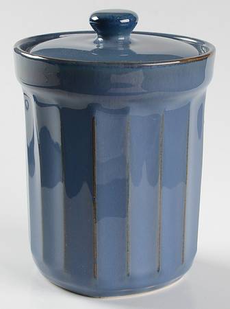 Society Eggplant Medium Canister & Lid