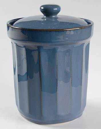 Society Eggplant Large Canister & Lid