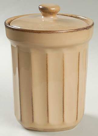 Society Beige Medium Canister & Lid