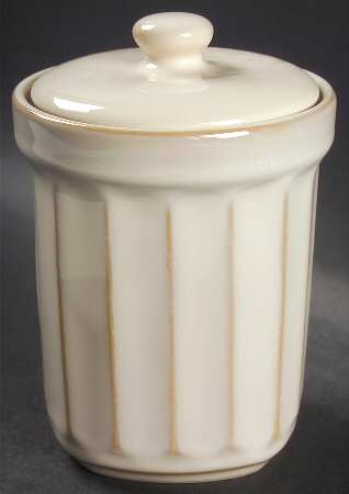Society White Small Canister & Lid