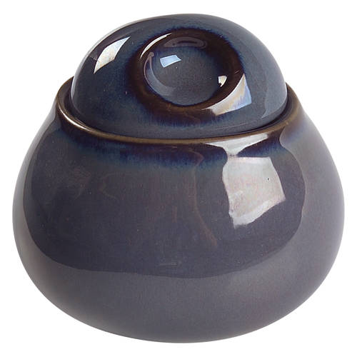 Nova Eggplant Sugar Bowl & Lid