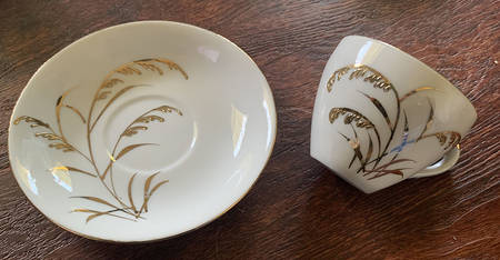 SER5 Flat Demitasse Cup & Saucer Set