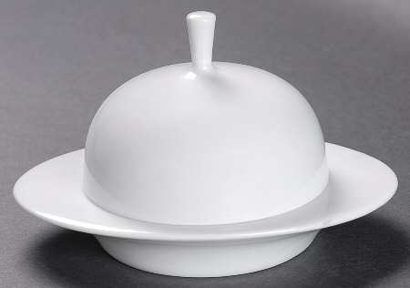 Seagrass Round Covered Butter