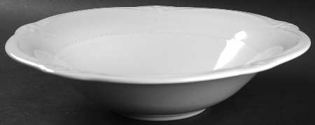 Gallery Collection White 11" Round Vegetable Bowl